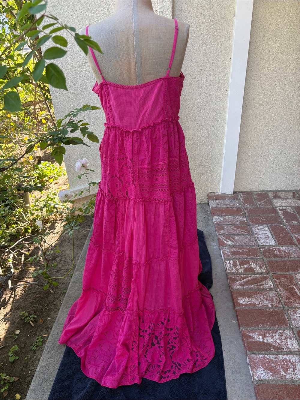 Anthropology’s Bhanuni by Joyti beautiful Laced Maxi tiered Sundress - Picture 6 of 14